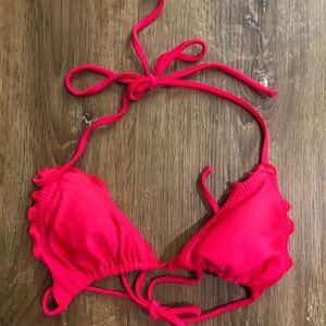 Luli Fama | Ruffle Bikini | Red | XS